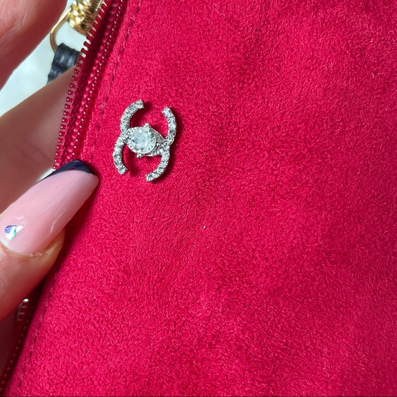Chanel Mini Suede Wristlet - Picture 9 of 9